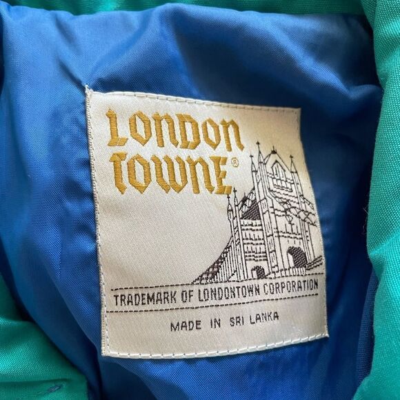 London Towne | Vintage Ski Jacket | Size Medium | Blue and Yellow - Picture 7 of 8